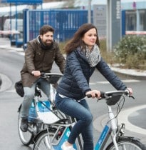 Eröffnung FordPass Bikesharing Stationen bei den Ford-Wer...