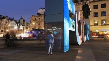 What’s Your Focus? Huge Letter Installation Uses AI to In...