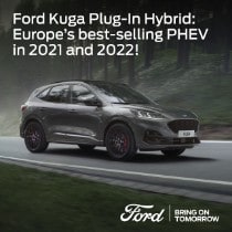 Ford Kuga Plug-In Hybrid is Europe's Best-Selling PHEV for a