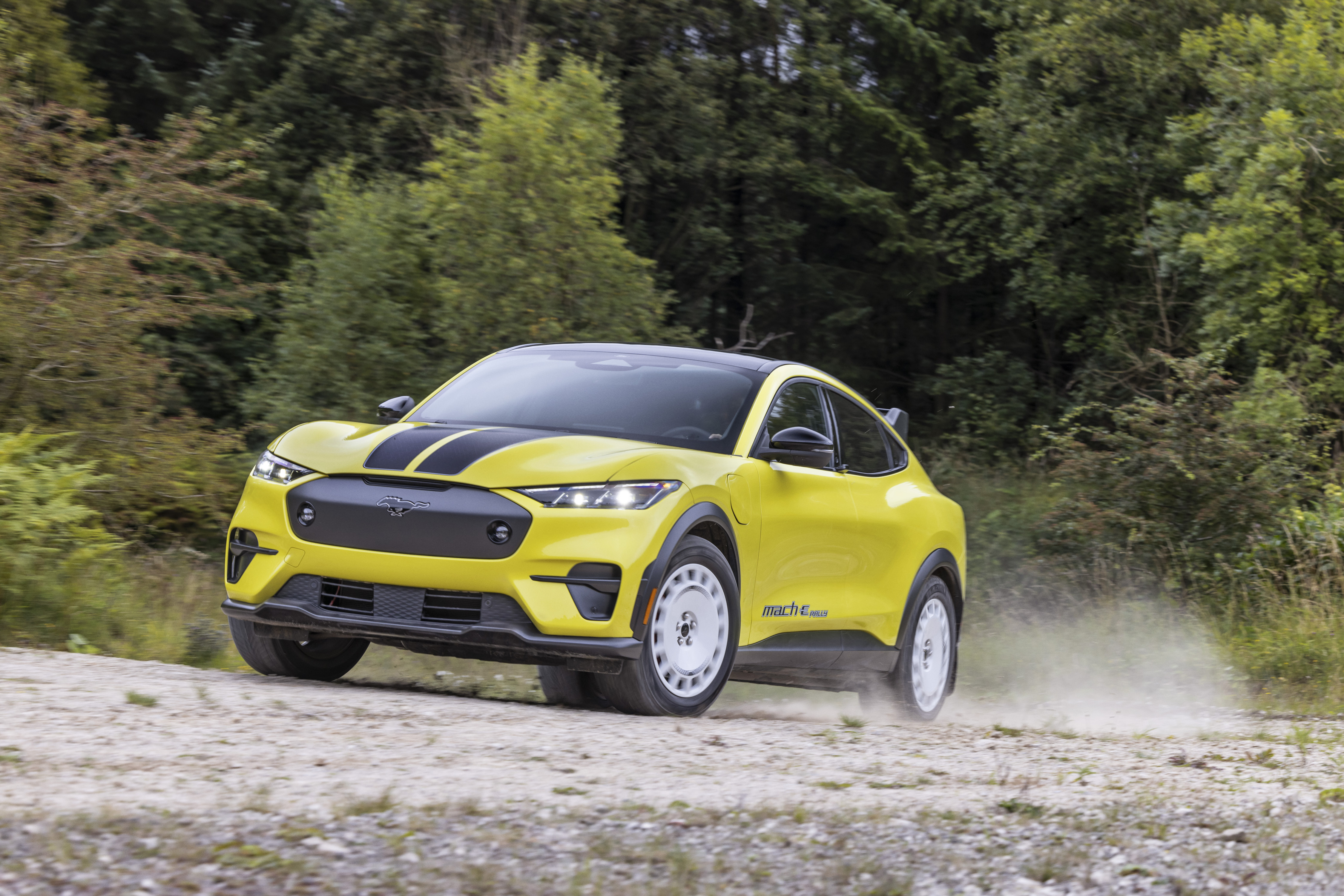 Ford Mustang MachE Rally The First Mustang Ever Made to Live on