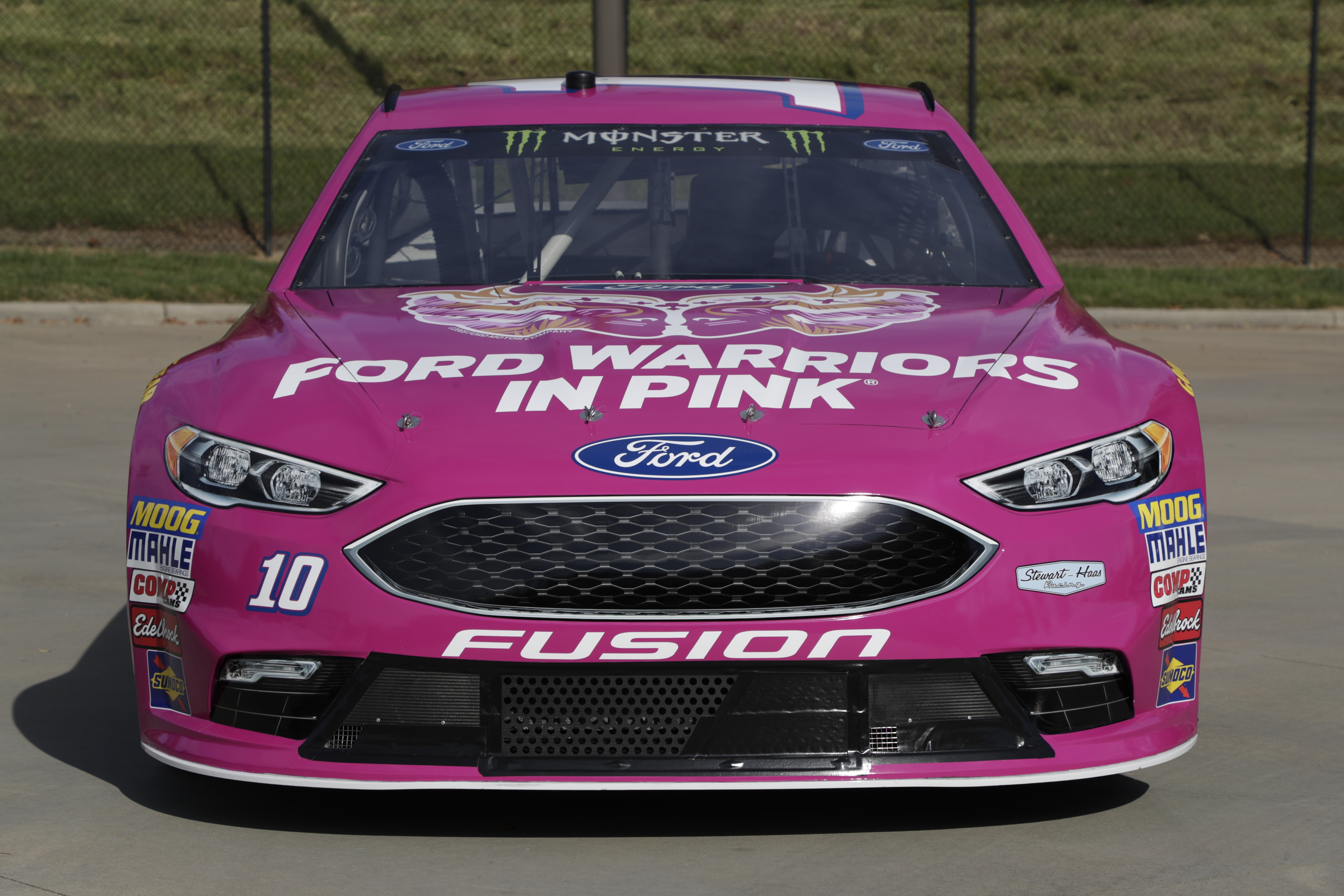 Danica Patrick Debuts No. 10 Ford Warriors in Pink Fusion, Driving More  Good Days for Breast Cancer Awareness