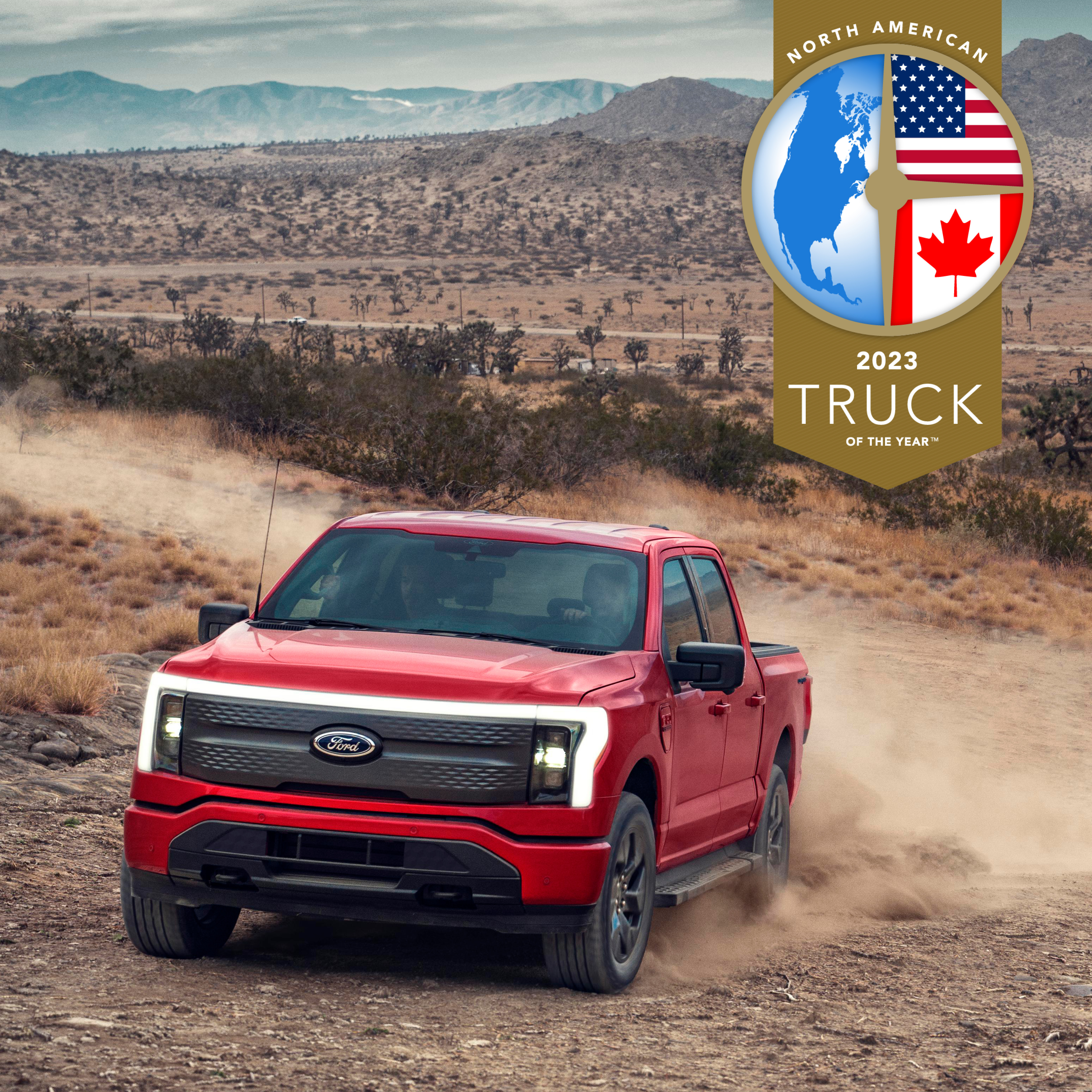 F-150 Lightning Wins 2023 North American Truck of the Year; Third