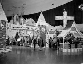 1956 Ford Rotunda Christmas display