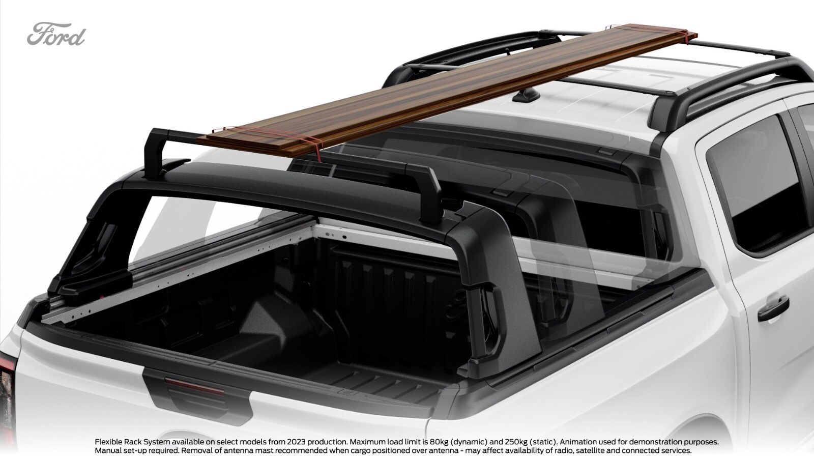 Unique Flexible Rack System Revealed for NextGeneration Ford Ranger
