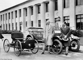 Henry Ford and Edsel Ford ca. 1927