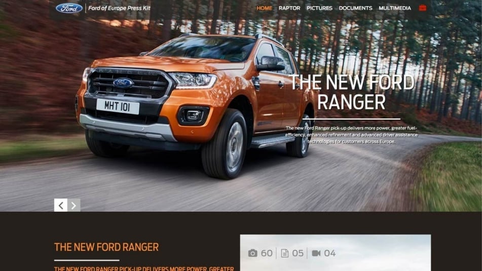 Ford Ranger Press Kit