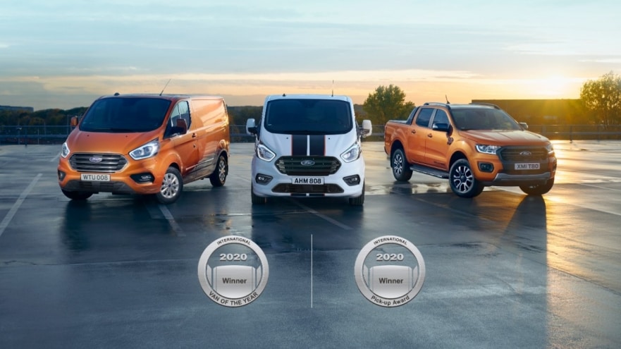 Doppelte Ehre für Ford: „Internationaler Transporter des Jahres“ und „Internationaler Pick-up Award“ 2020 
