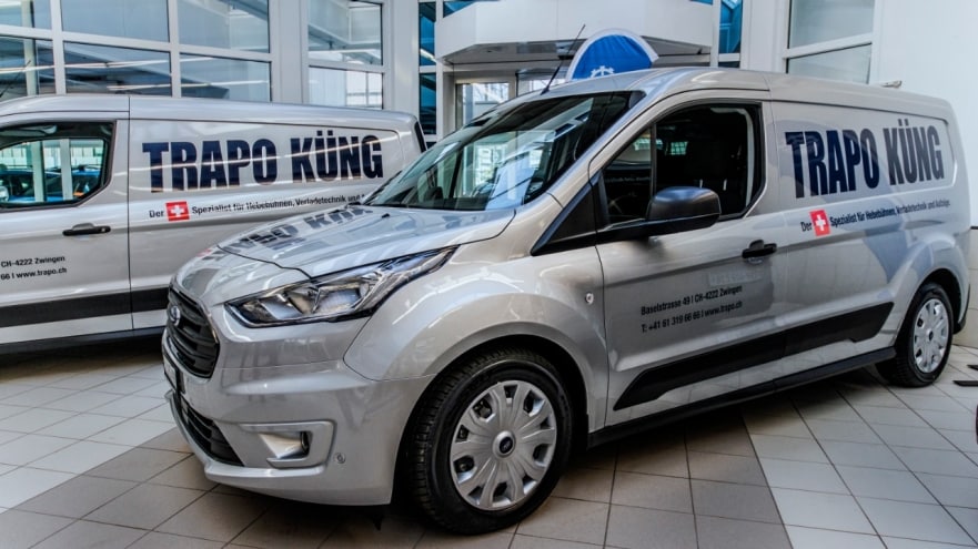 Ford Schweiz liefert 20 leichte Nutzfahrzeuge an Trapo Küng