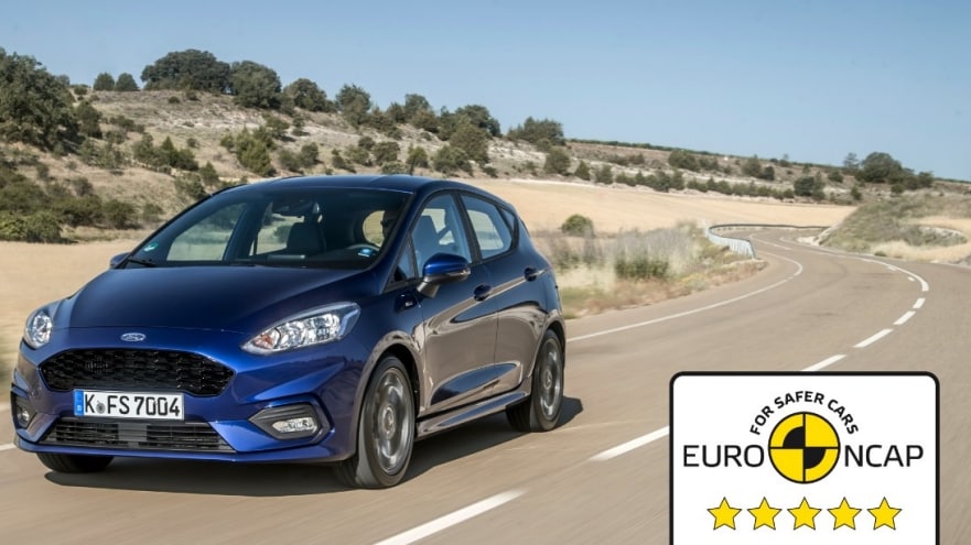All-New Ford Fiesta Achieves Maximum 5-Star Safety Rating 