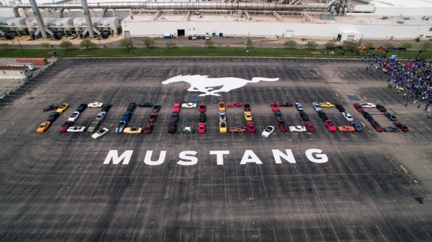 Ford feiert Produktion des 10-millionsten Ford Mustang