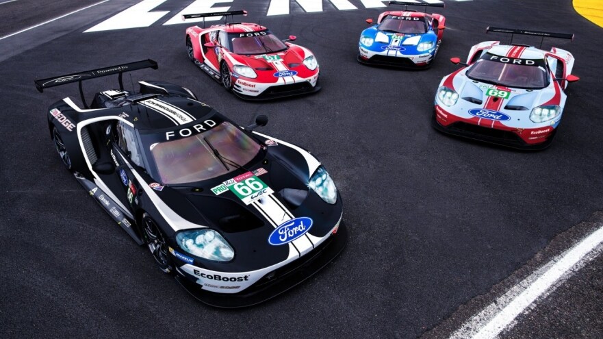 Ford Pays Homage To Le Mans With Celebration Liveries Ford Of