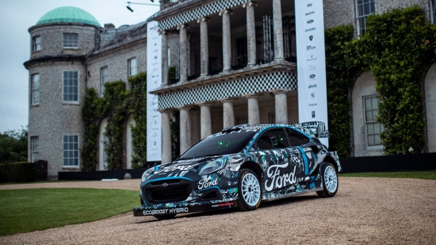 Ford and M-Sport Reveal New Puma Rally1 WRC Prototype; Electrifying Hybrid Performance Breaks Cover at Goodwood