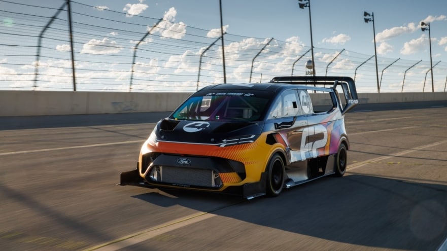 Ford SuperVan 4.2 Races to the Clouds With Refined EV Power & Aerodynamics for 101st Pikes Peak International Hill Climb