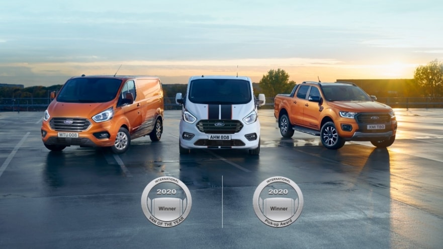 Doblete histórico: Ford gana el International Van of the  Year y el International Pick-Up Award 