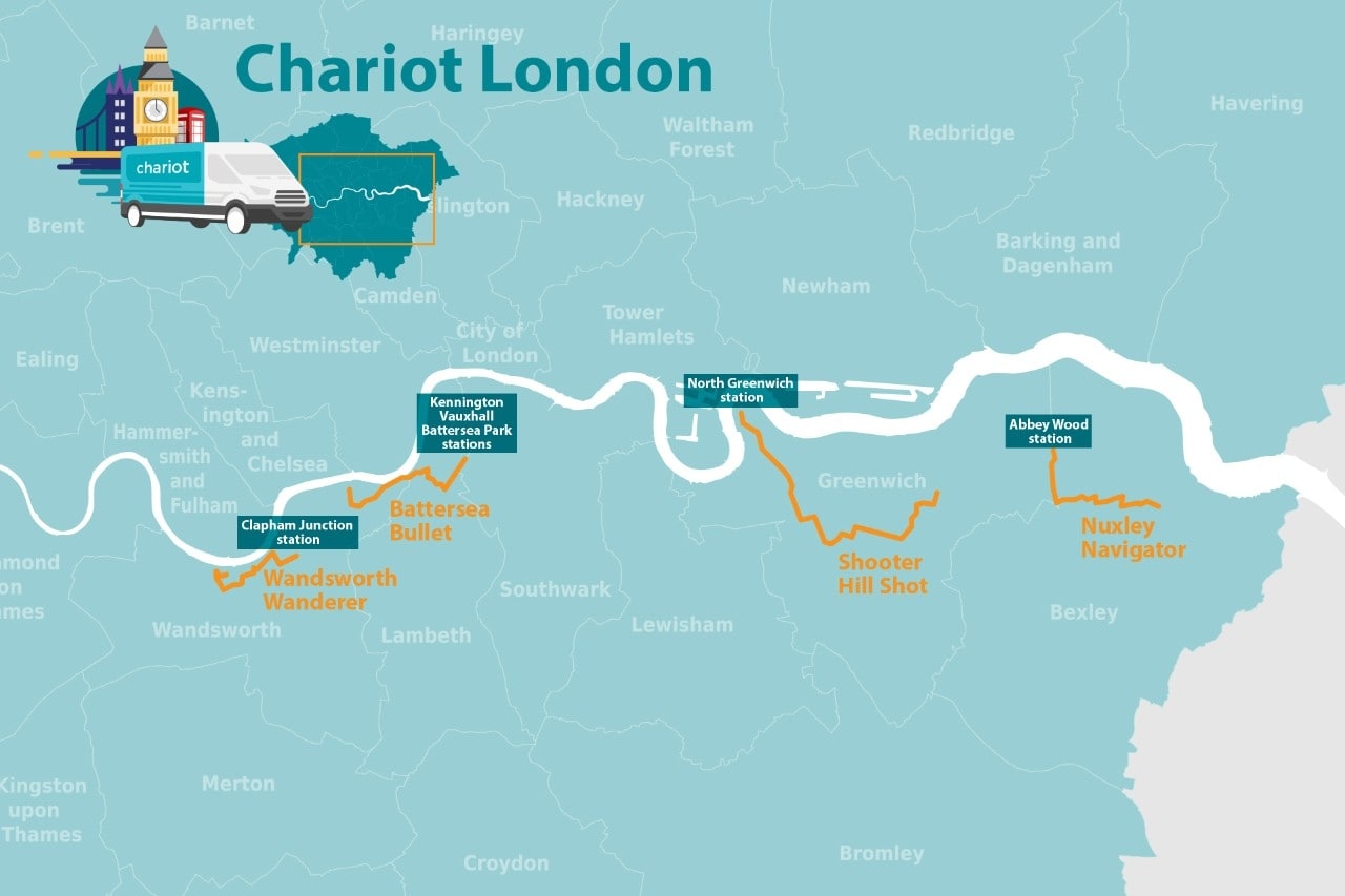 Chariot Shuttle Service Comes to Europe, First Stop London with Four Routes Designed to Ease Travel for Commuters