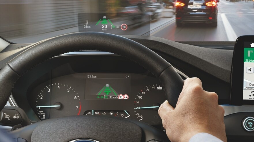 Blinded by Glare OR Blind to Display? Fighter Jet Tech for Ford Focus Solves Problem 