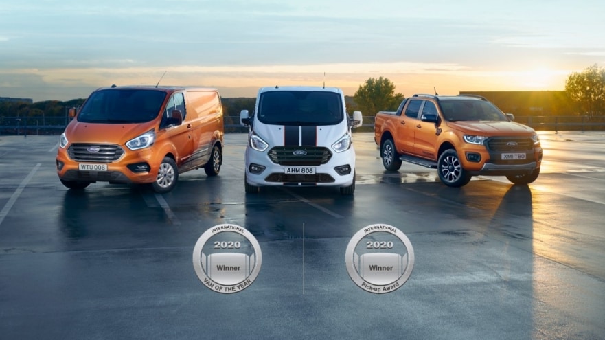 Ford Duplamente Premiada Com Os Galardões “International Van of the Year” e “International Pick-Up Award”