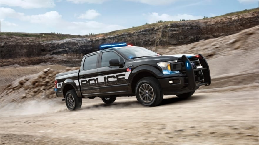 Ford dévoile la toute première camionnette de police conçue pour la poursuite, le F-150 Police Responder