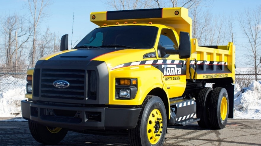 Mighty Ford F-750 TONKA Dump Truck Is Ready for Work or Play