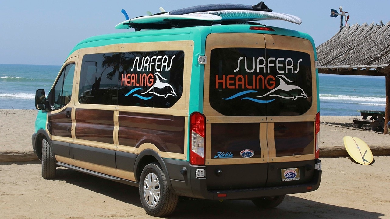 5. Surfers Healing's Woody Van