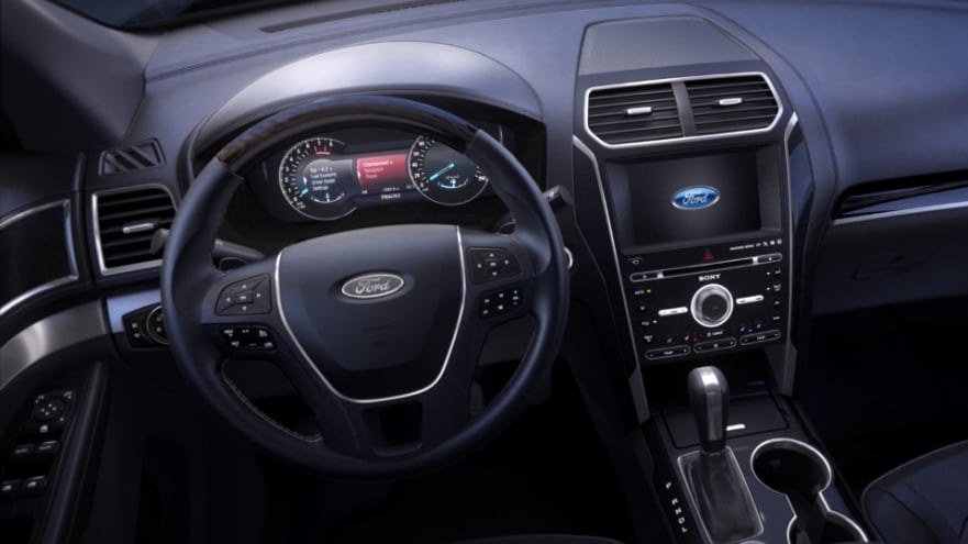 2016 Ford Explorer Platinum Now Available with All-New Ebony Black Interior