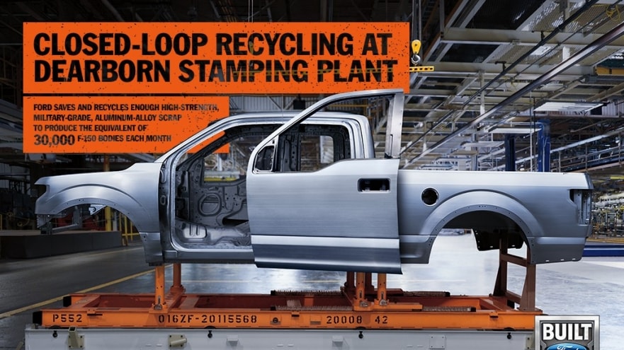 Ford Recycles Enough Aluminum To Build 30 000 F 150 Bodies
