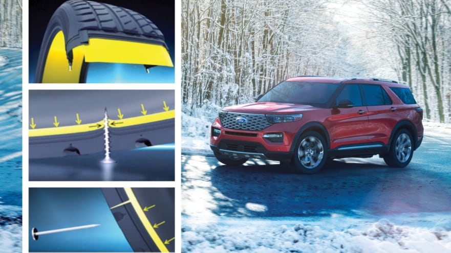 Spare the Flat Tire Fiascos: All-New Ford Explorer Introduces Michelin Selfseal Tires Designed to Keep Road Trips Rolling