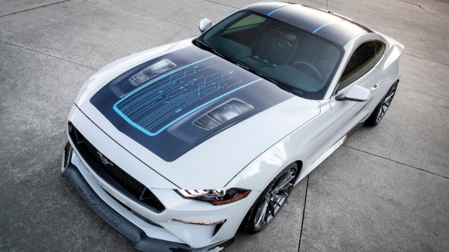Webasto and Ford Team Up for Mustang ‘Lithium’: Battery Electric Muscle Car Lights-Up SEMA, Signals Future of Performance