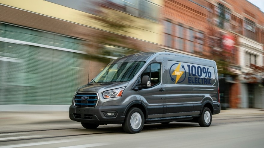 Leading the Charge: All-Electric Ford E-Transit Powers the Future