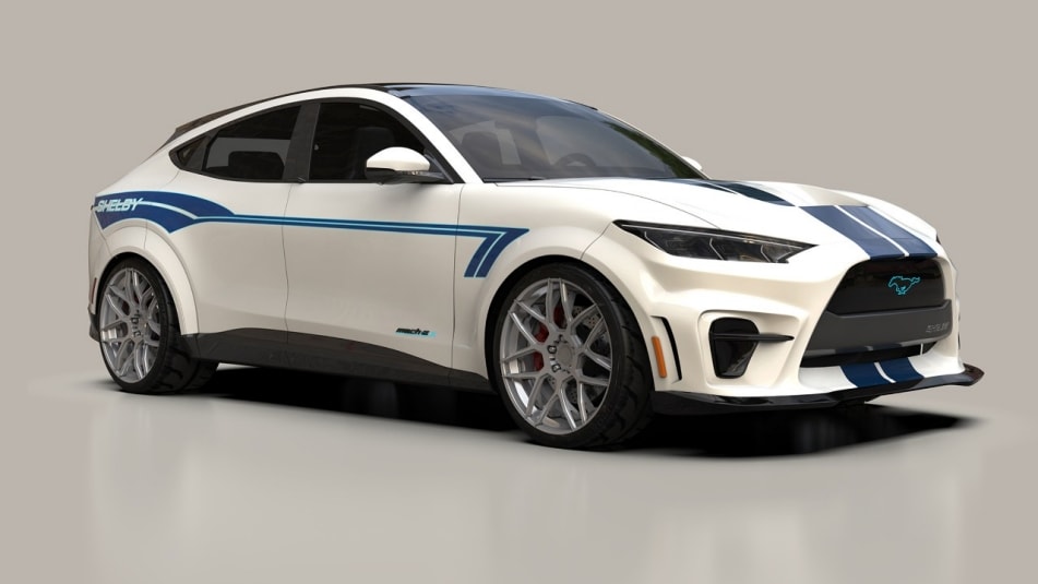 Shelby Mustang Mach-E GT Concept Computer-Generated Image Shown