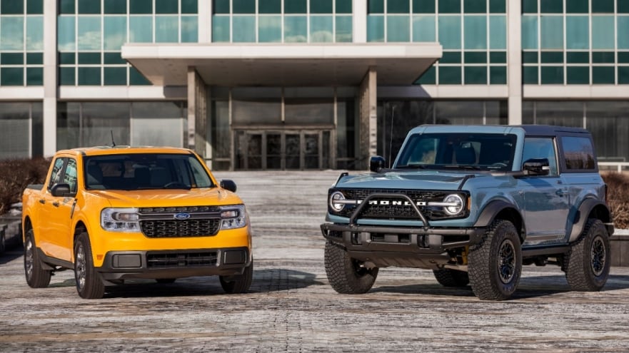 Hot With Customers, the All-New Ford Bronco and Maverick Earn North American Utility and Truck of the Year Honors