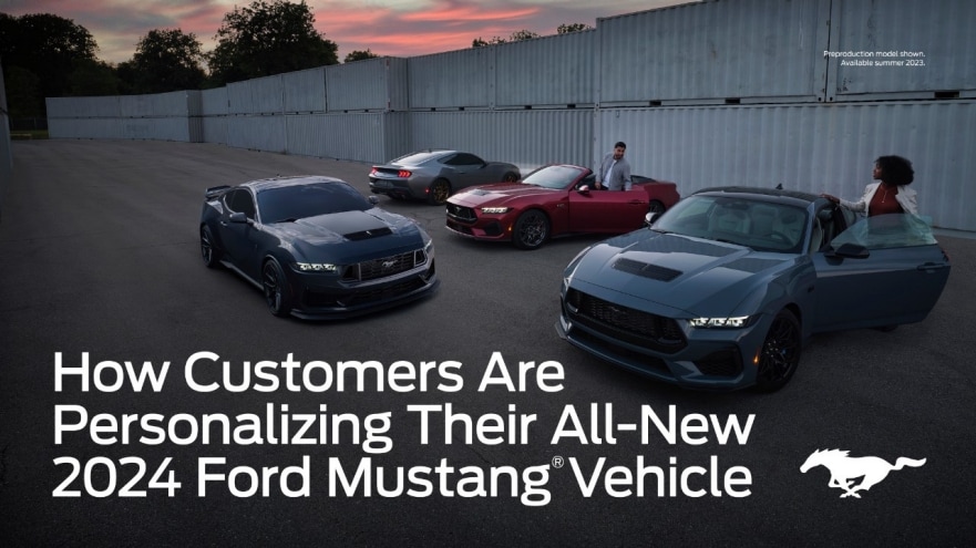 How Customers Are Personalizing Their All-New 2024 Ford Mustang