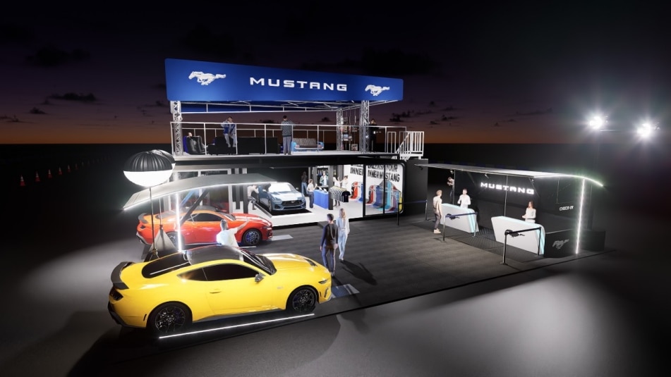 ></center></p><p>DEARBORN, Mich., March 25, 2024 – Hot laps, line lock demos, and vehicle walkarounds await Ford Mustang fans across America as part of the new Mustang Unleashed tour.</p><p>The 12-stop tour with a festival-like atmosphere starts next month in conjunction with the 60th anniversary of Mustang. It includes appearances at major events like Formula Drift in Long Beach, California, and ComplexCon in Las Vegas.</p><p>“For six decades, Mustang has been associated with freedom, road trips, and its place in American history,” said Mustang Brand Manager Joe Bellino. “But as Mustang kicks off its next 60 years, it needs to be more accessible. Mustang Unleashed will show customers what makes Mustang great, rather than merely telling them. And by pairing with events and festivals across the country, it will bring Mustang to new customers and grow one of the auto industry’s most passionate fan bases.” </p><p>Owners can learn about opportunities to customize Mustang to fit their personalities via the Mustang Garage. Select events will also put fans and owners in the passenger’s seat to experience Mustang’s advanced performance technology with hot laps from professional drivers and demonstrations of the standard line lock system. Static walkarounds will also feature the industry-first Remote Rev system. Mustang merchandise will also be available for purchase.</p><p>The tour starts April 12 and registration opens today for 2024 Mustang owners. Registration for the public is available at the events. Mustang Unleashed will visit six cities to start, with six additional cities to be announced later this year: </p><ul><li>April 12-13: Formula Drift, Long Beach, California</li><li>April 21: Fabulous Fords, Irwindale, California</li><li>April 26-28: Psych Fest, Austin, Texas</li><li>May 10-11: Formula Drift, Braselton, Georgia</li><li>May 17-19: HyperFest, Alton, Virginia</li><li>June 7-9: Backwoods, Ozark, Arkansas</li></ul><p>Not all activities will be available at all events, and activities and dates are subject to change. For more information on Mustang Unleashed and to register for events, click here . </p><p>TO VIEW CONTACT DETAILS PLEASE LOGIN OR REGISTER HERE</p><h2>Multimedia License Agreement Please read carefully</h2><p>Images, video and audio from this Web site are provided without login for the purpose of editorial use only.</p><p>You must contact  media@ford.com  to obtain approval for advertising, marketing or other commercial users.</p><p>Please select download option for photos</p><p>Total Photo Count :</p><p>High Resolution Photos Low Resolution Photos</p><p>Download size exceeds 350 MB. Please select less number of photos for download.</p><p>Download size exceeds 350 MB. Please select individual photos within album for download.</p><p><center><a href=